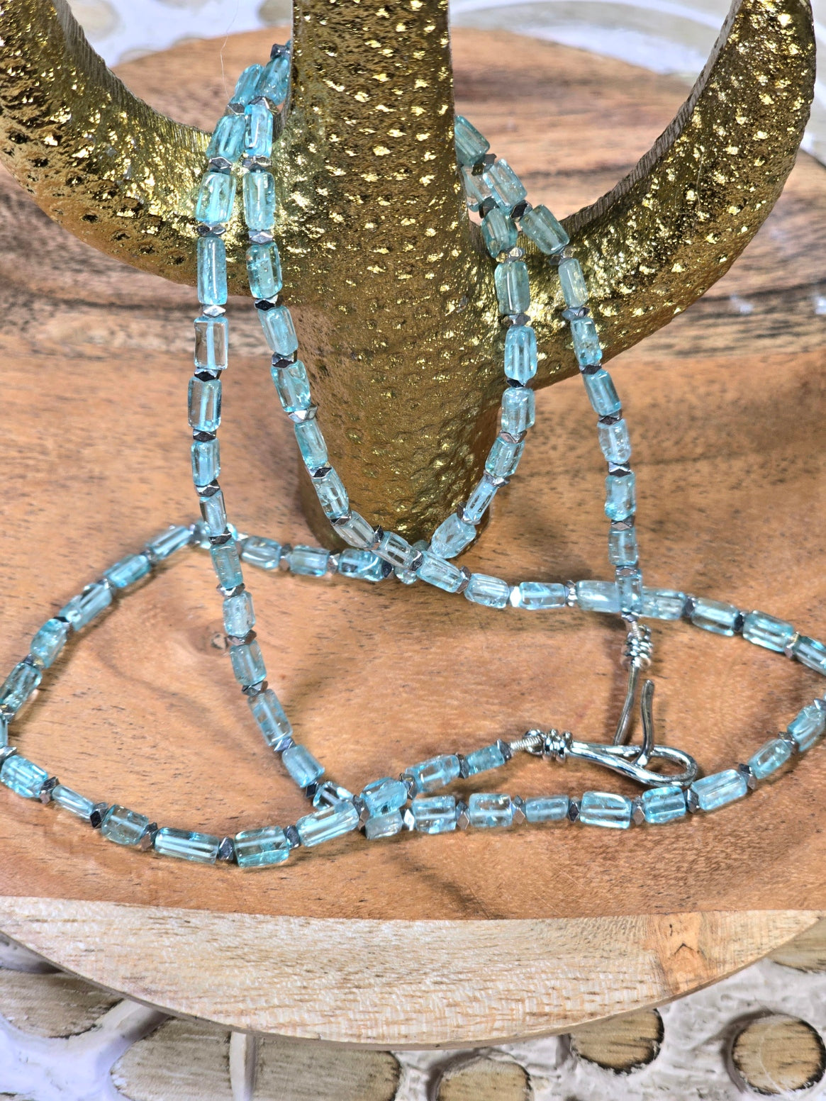 Aquamarine Gemstone Necklace