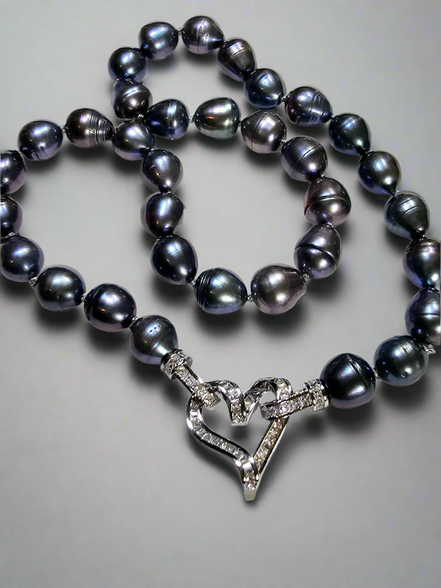 10mm Freshwater Peacock Pearl Necklace
