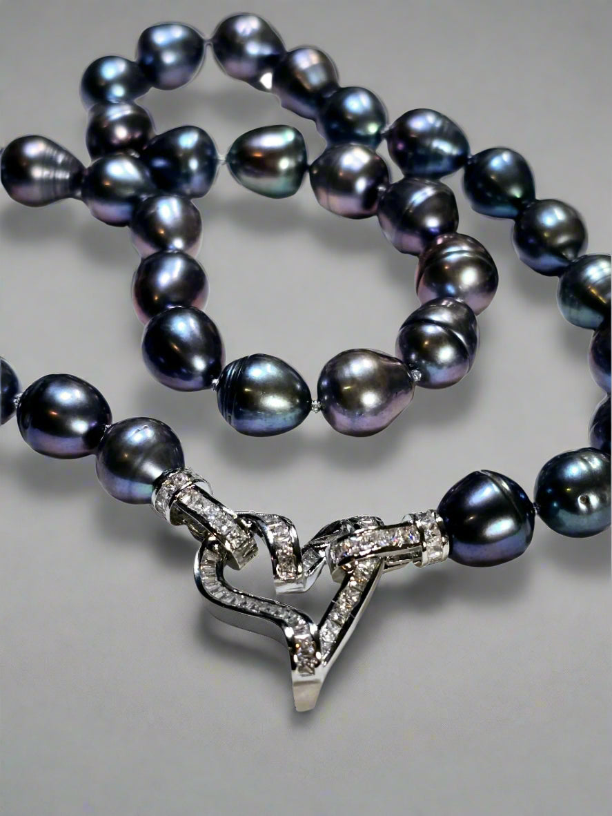 10mm Freshwater Peacock Pearl Necklace