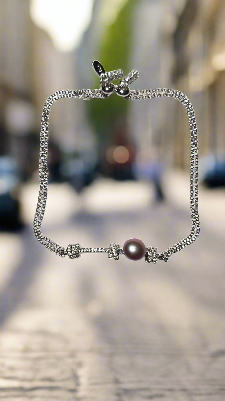 Small Dainty Sterling Silver Bracelet