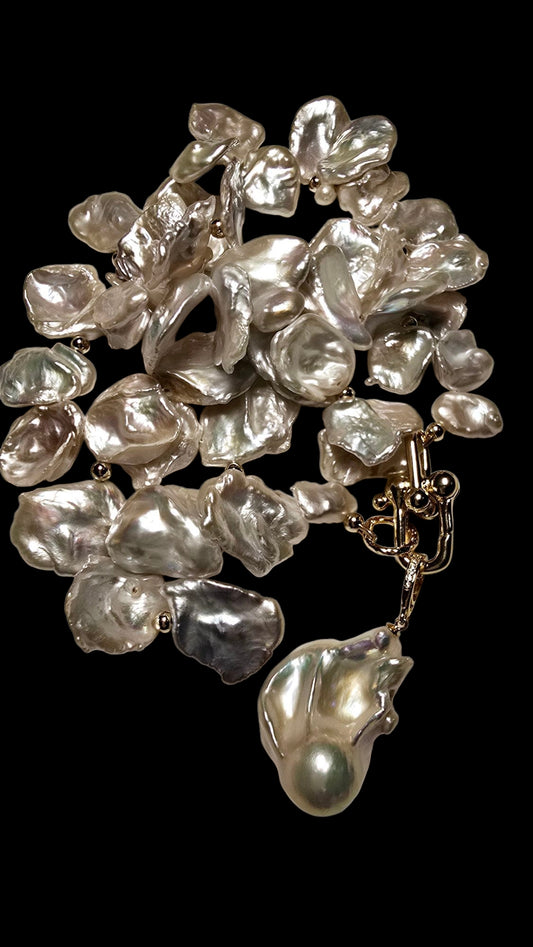 Keshi Pearl Necklace