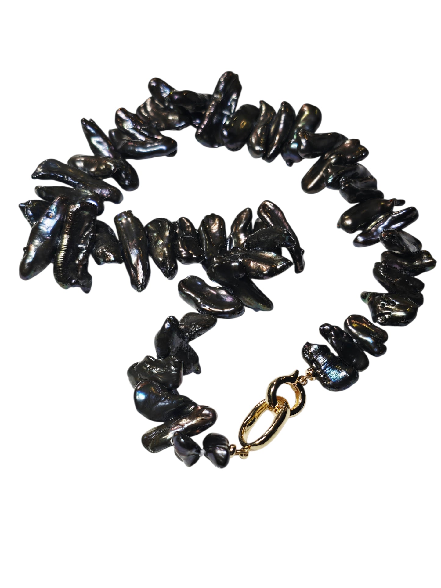 Iridescent Keshi Pearl Necklace
