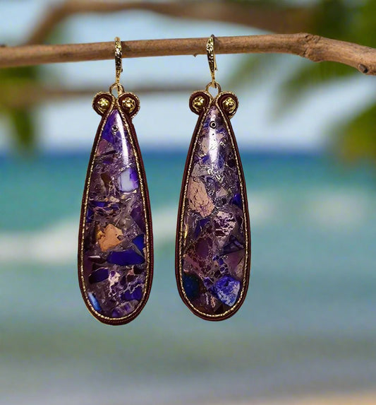 Pendientes colgantes de soutache