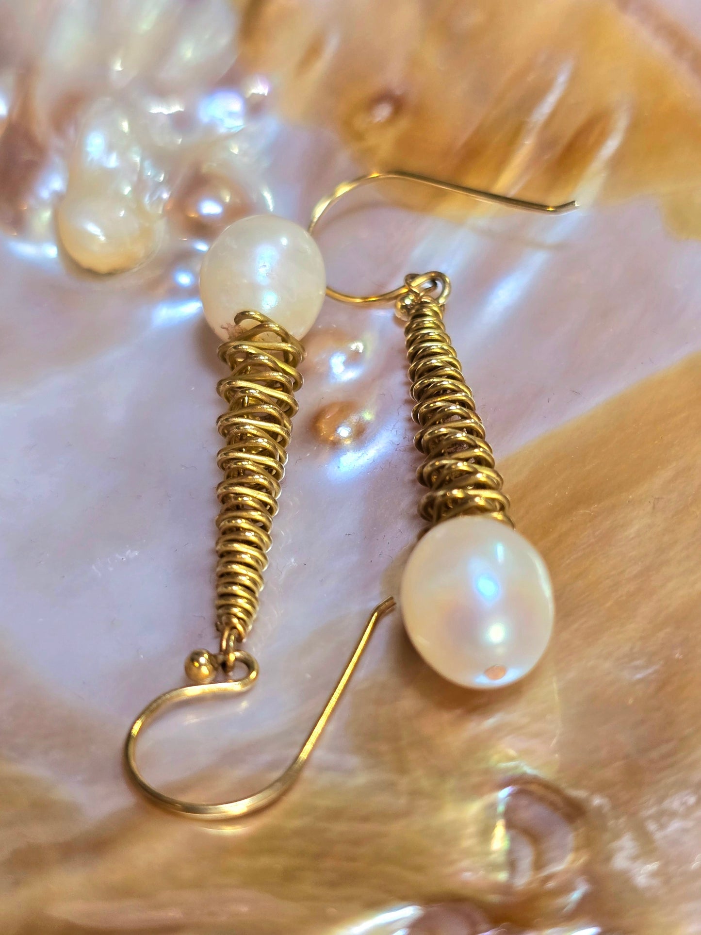 Spiral Drop Earrings