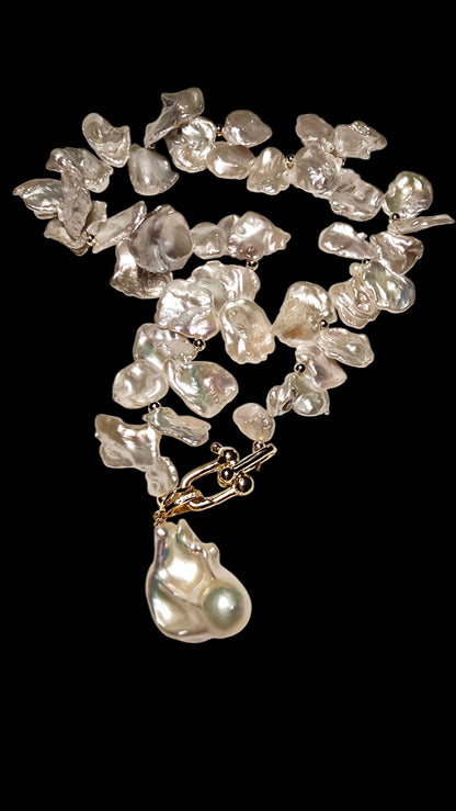 Keshi Pearl Necklace