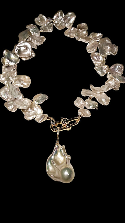 Keshi Pearl Necklace