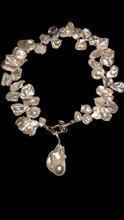 Keshi Pearl Necklace